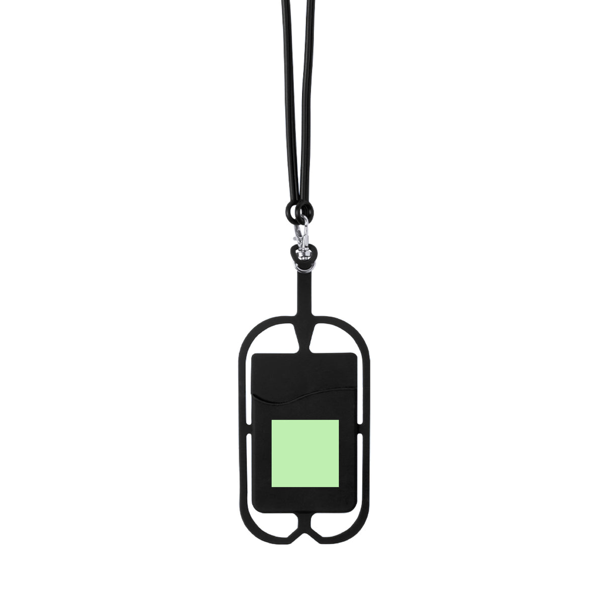 Veltux Silicone Lanyard with Smartphone Holder and Card Pocket