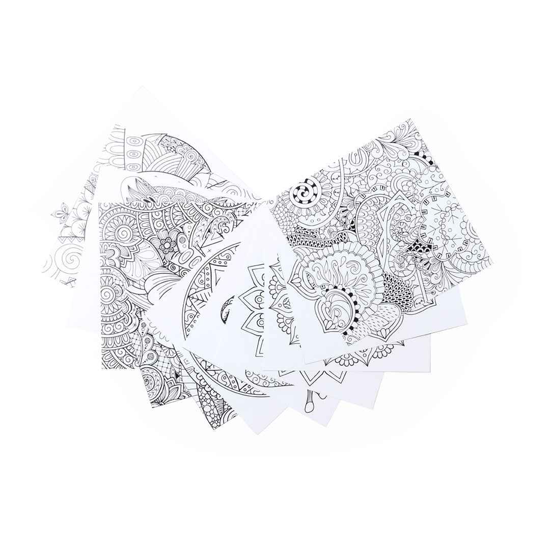Boltex Colouring Set – Relaxing Mandala Pencils and Sheets