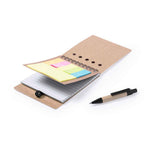 Diser Sticky Ring Notepad with Recycled Cardboard Pen - Fou Tees Ireland