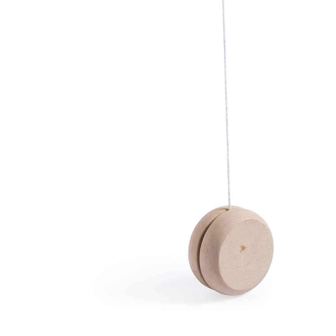 Cretium Yo-Yo - Polished Pine Wood with Cotton Thread | Fou Tees Ireland