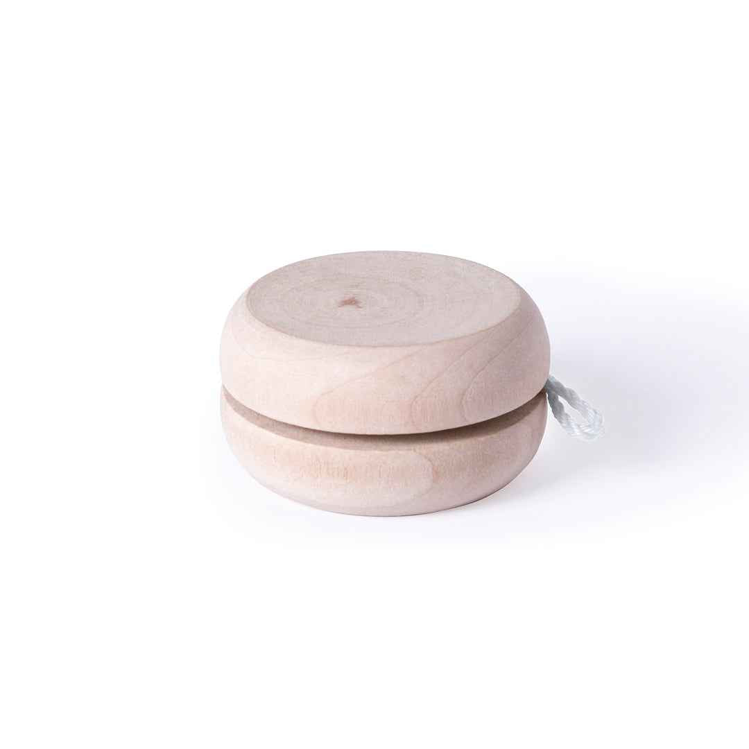 Cretium Yo-Yo - Polished Pine Wood with Cotton Thread | Fou Tees Ireland