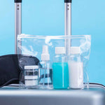 Flaut Travel Set – Transparent Beauty Bag with 5 Accessories