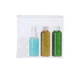Flaut Travel Set – Transparent Beauty Bag with 5 Accessories