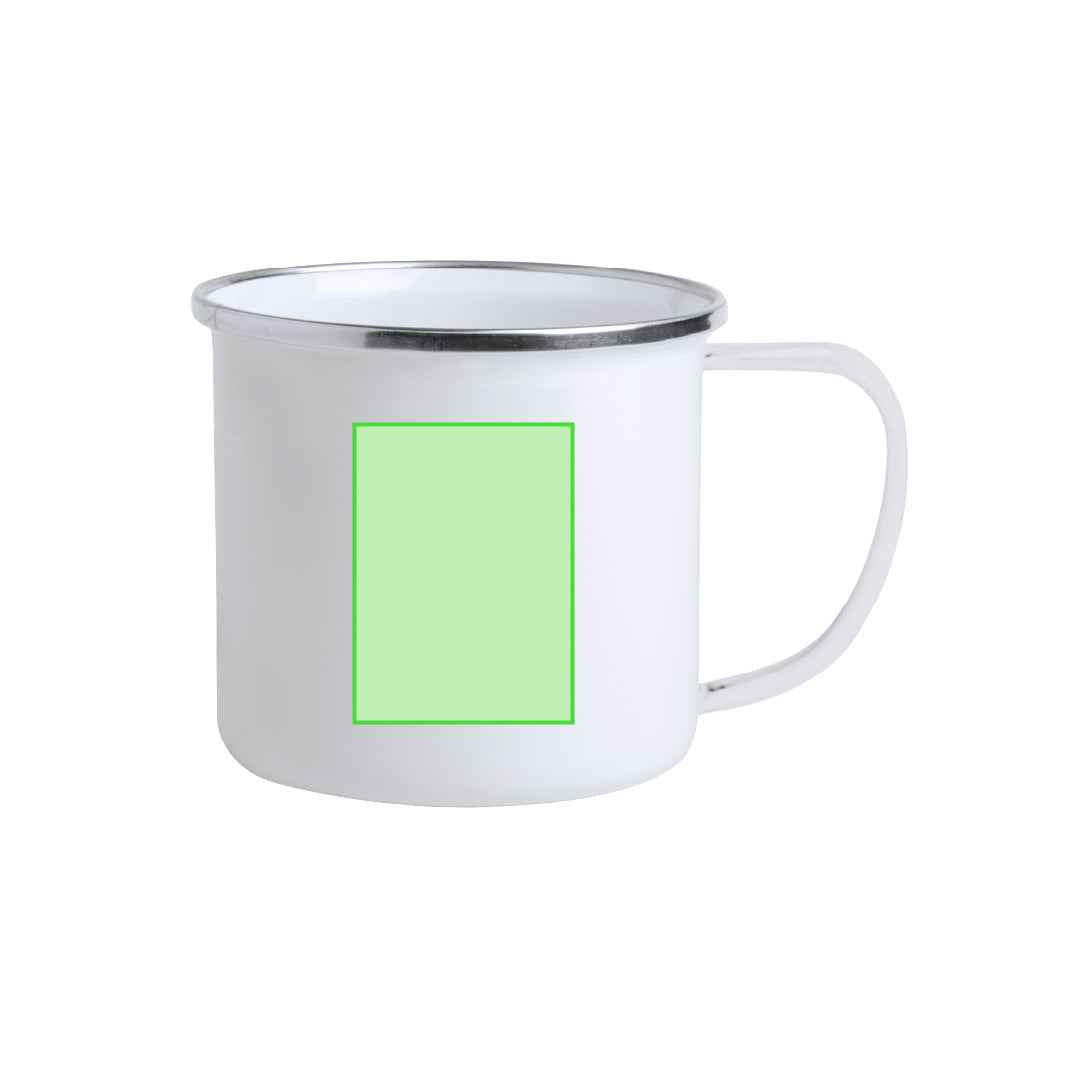 Neyms Sublimation Metal Mug – Retro Style Customisable Drinkware