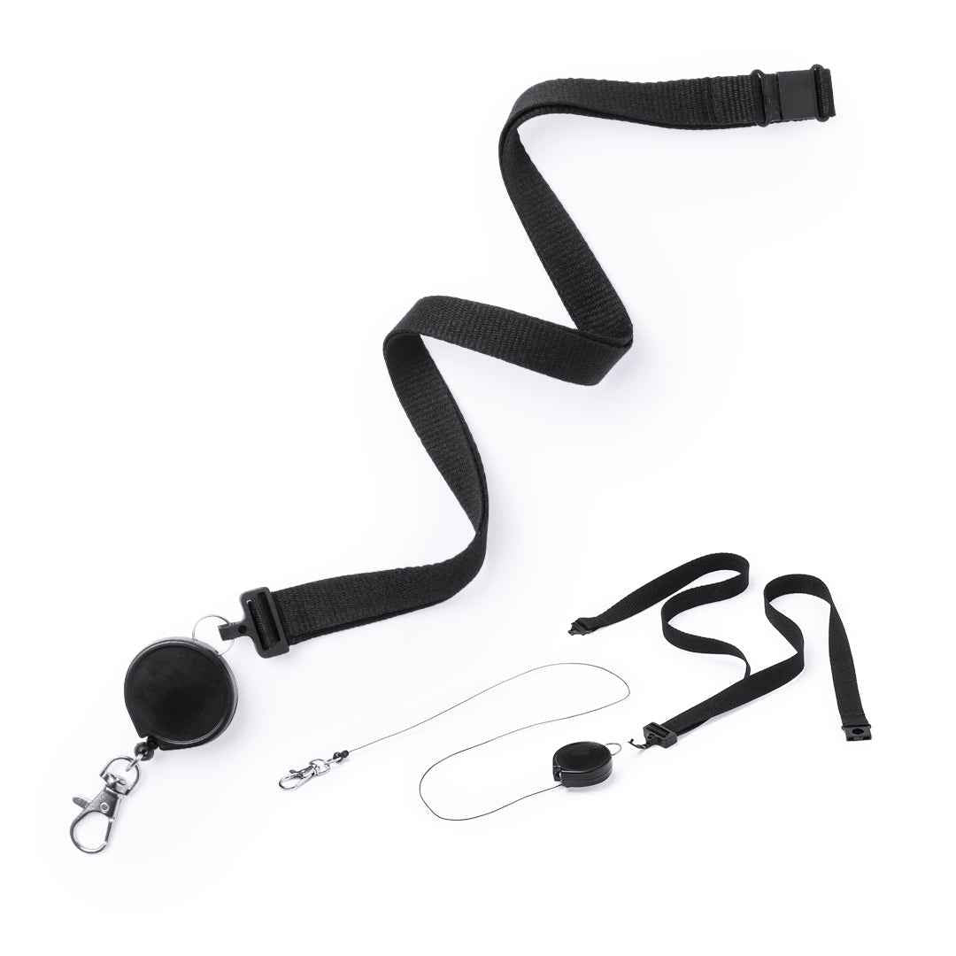 Lemer Polyester Lanyard with Retractable Accessory – Bulk Orders from Fou Tees Ireland