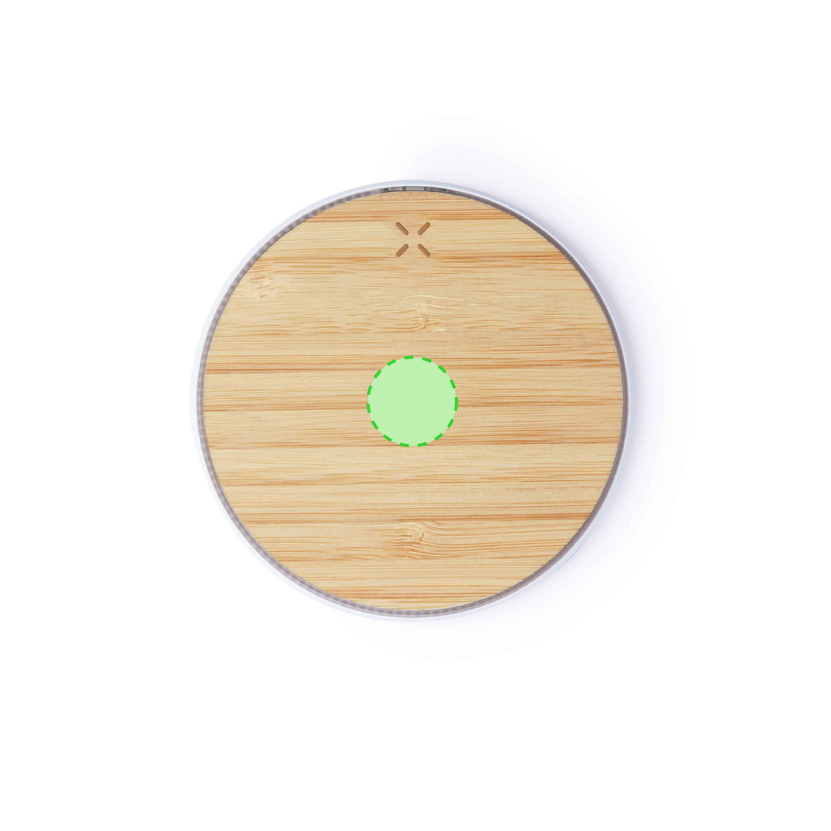 Nembar Wireless Charging Base in Bamboo Wood – Sustainable Tech Accessory