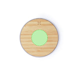 Nembar Wireless Charging Base in Bamboo Wood – Sustainable Tech Accessory