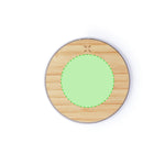 Nembar Wireless Charging Base in Bamboo Wood – Sustainable Tech Accessory