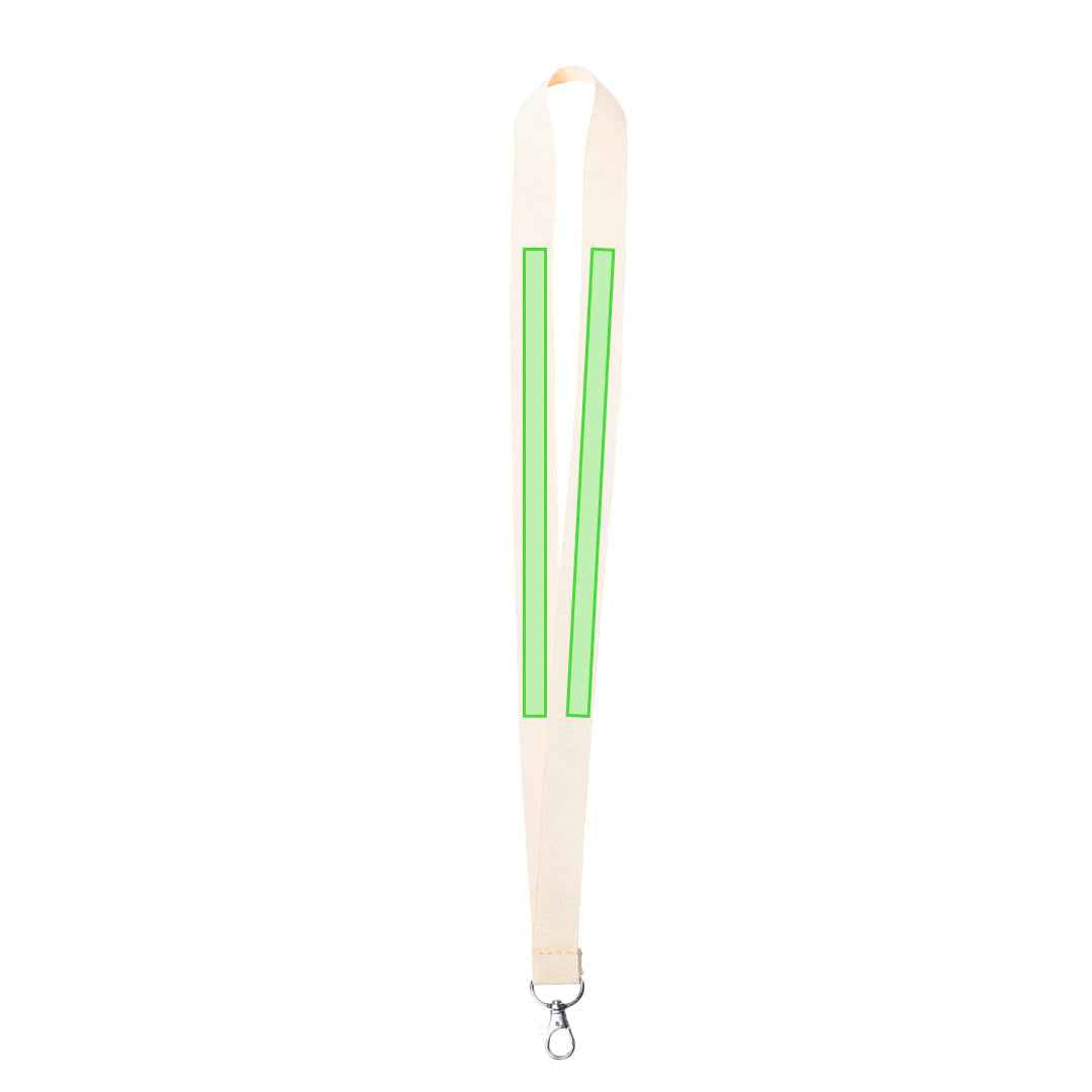 Mirok Cotton Lanyard – Natural Cotton Lanyard with Metal Carabiner