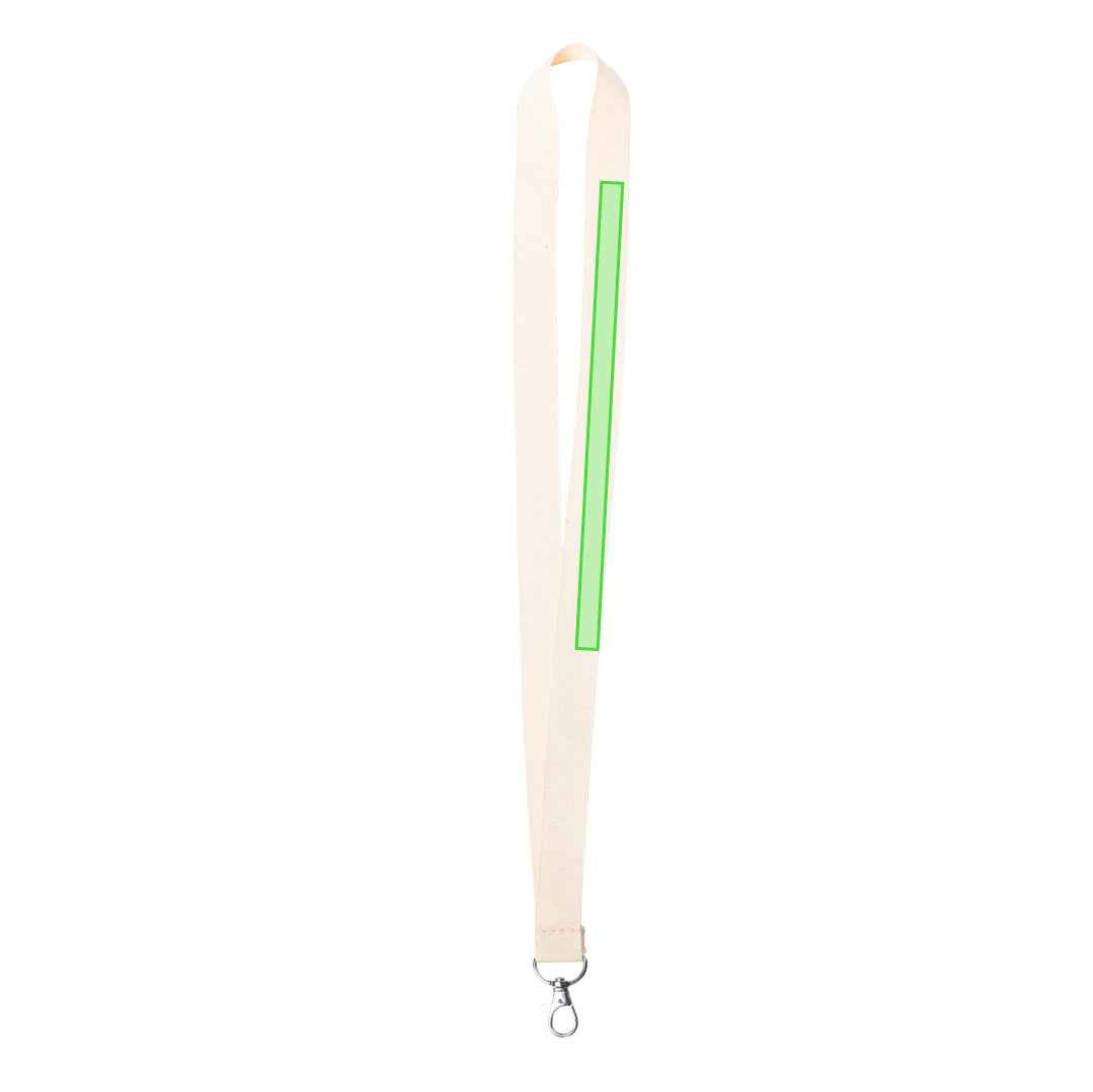Mirok Cotton Lanyard – Natural Cotton Lanyard with Metal Carabiner