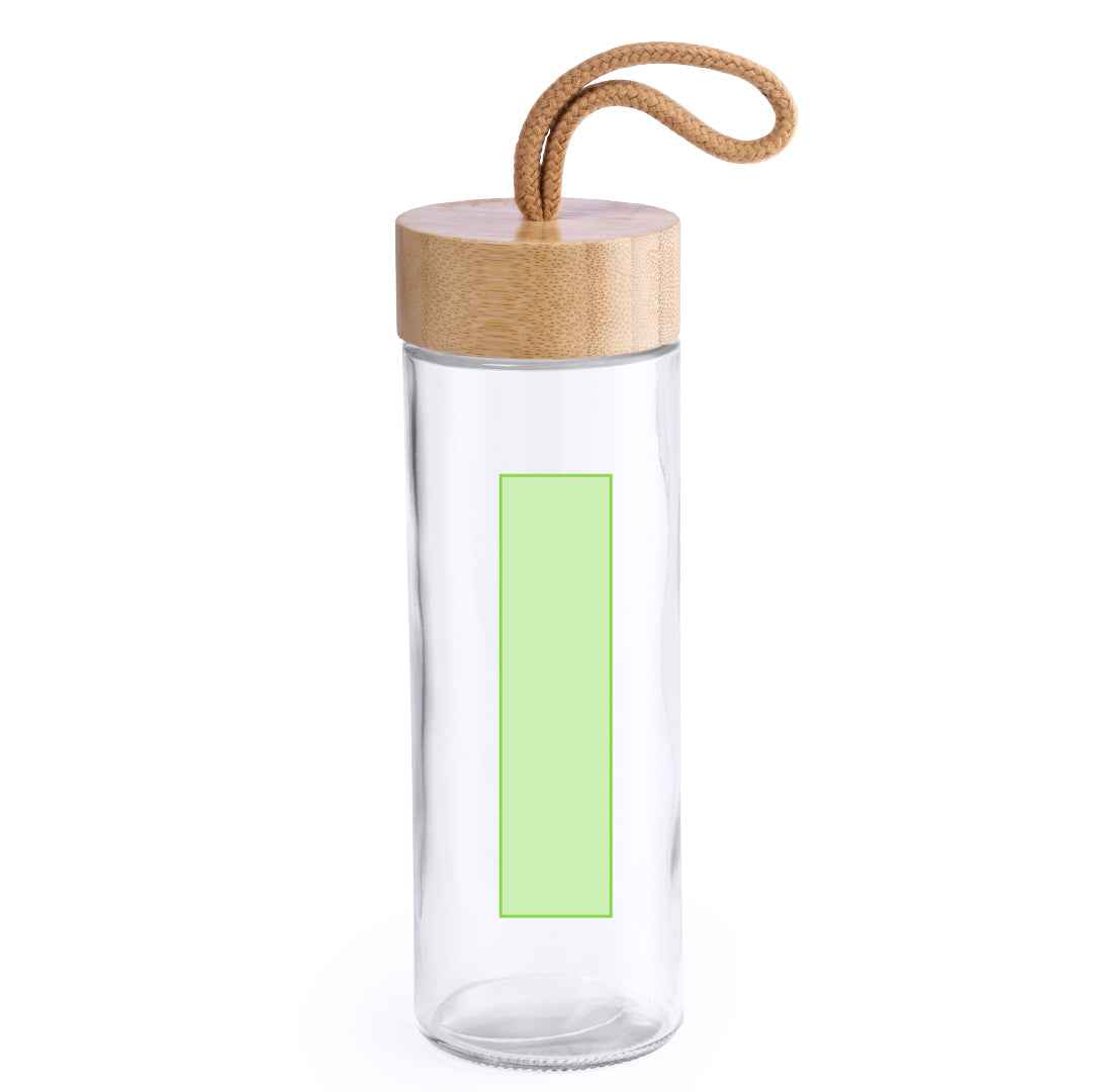 Burdis Sustainable Jar – Eco-Friendly 420ml Glass Jar with Bamboo Lid
