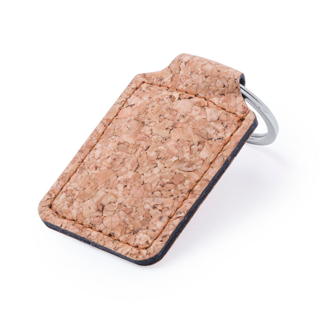 Kimbox Wooden Keychain - Natural Wood Promotional Gift