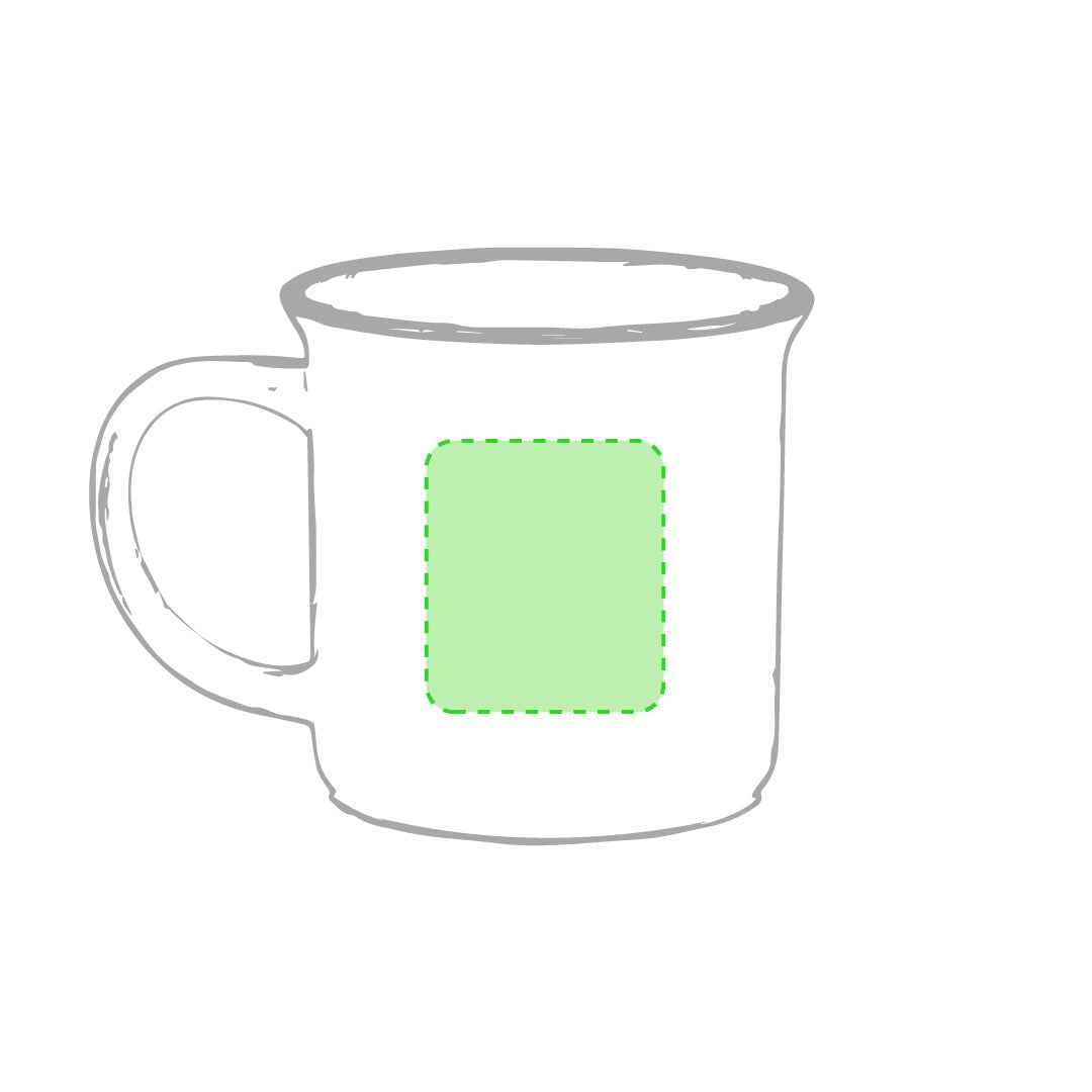 Bercom Ceramic Mug – Vintage Style 300ml Mug for Bulk Orders