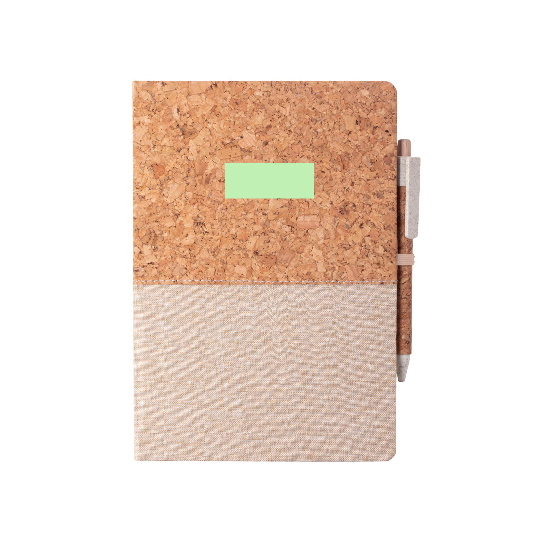 Brastel Sustainable Notepad and Pen Set | Eco-Friendly Office Essentials