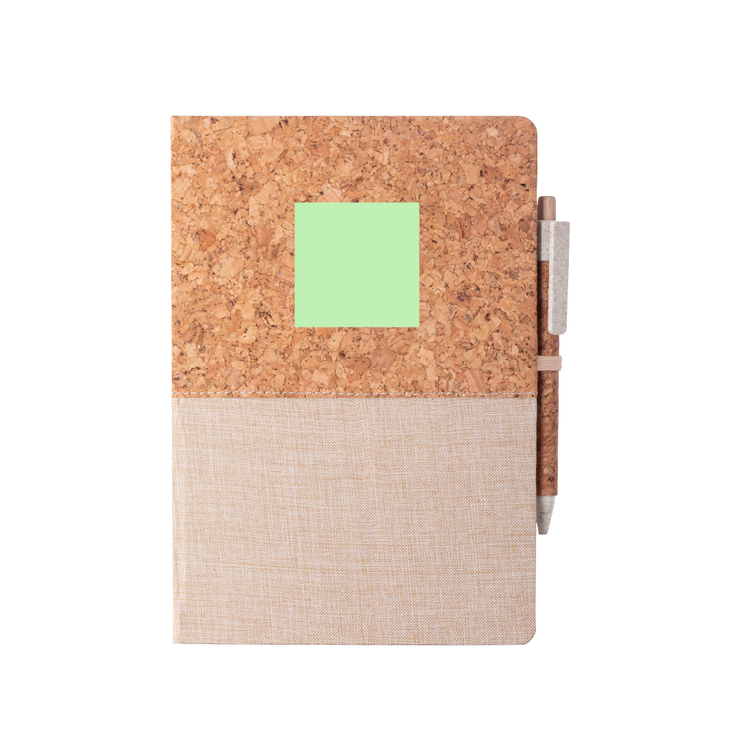 Brastel Sustainable Notepad and Pen Set | Eco-Friendly Office Essentials