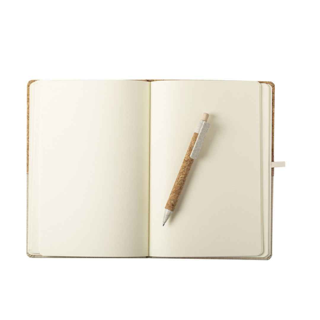 Brastel Sustainable Notepad and Pen Set | Eco-Friendly Office Essentials