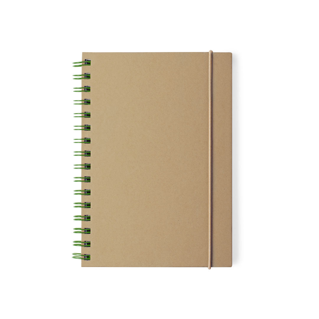 Zubar Notebook - Eco-Friendly Colored Rings Notebook for Bulk Orders