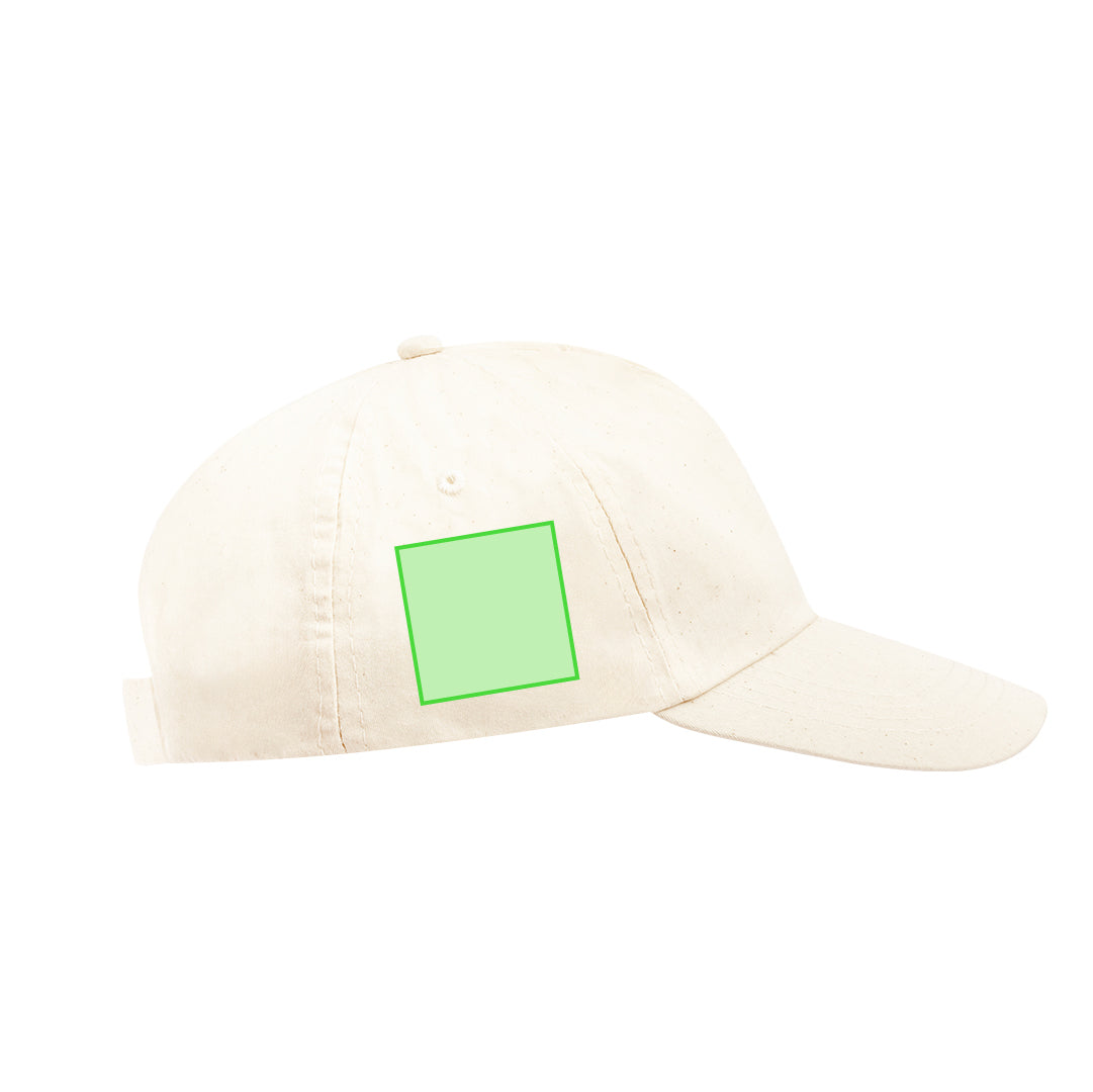 Zonner Organic Cotton Cap – Sustainable 5 Panel Cap by Fou Tees Ireland