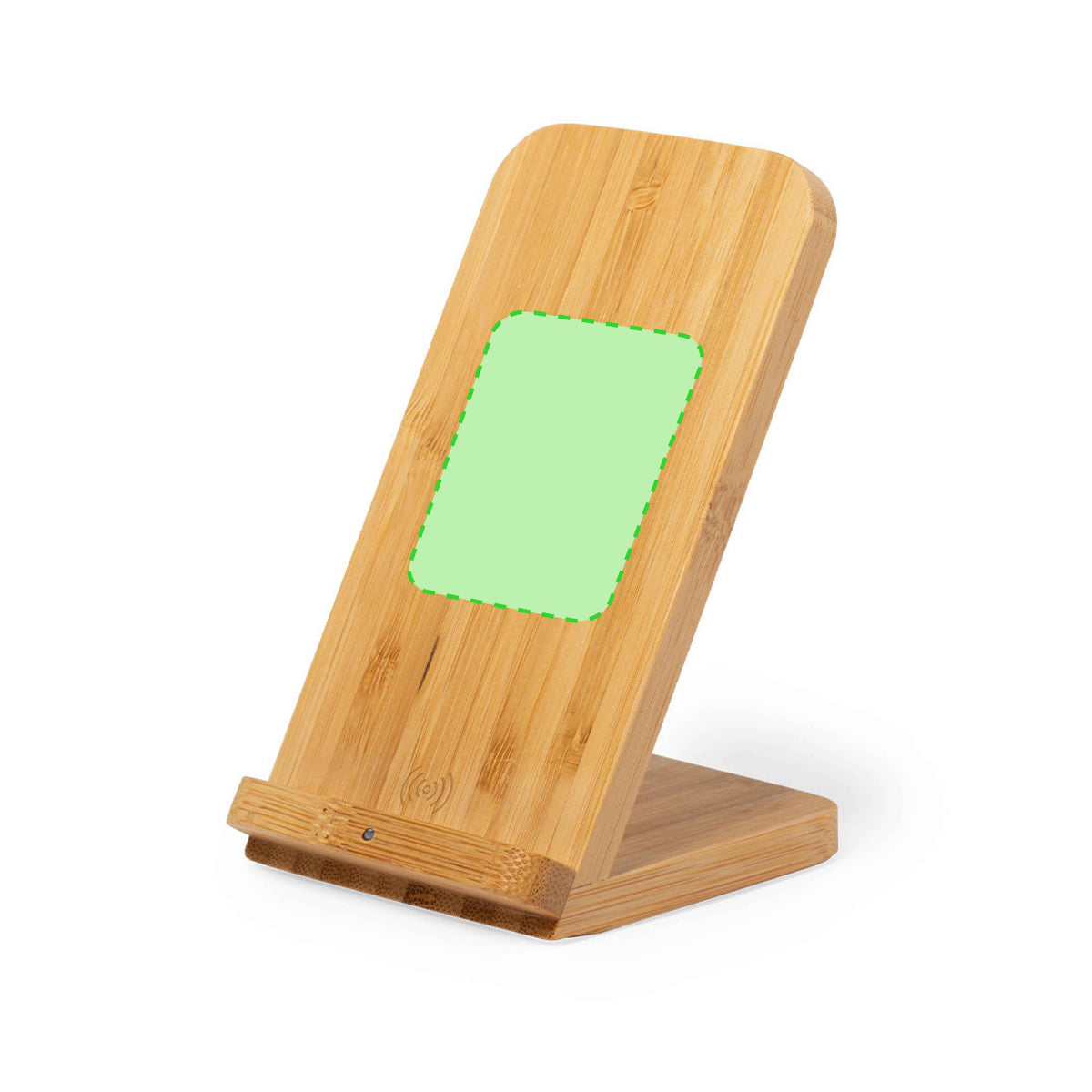 Dimper Wireless Charger - Eco-Friendly Bamboo Phone Holder | Fou Tees Ireland