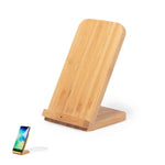 Dimper Wireless Charger - Eco-Friendly Bamboo Phone Holder | Fou Tees Ireland