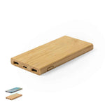 Kalery Bamboo Power Bank - Sustainable Wireless Charging Solution