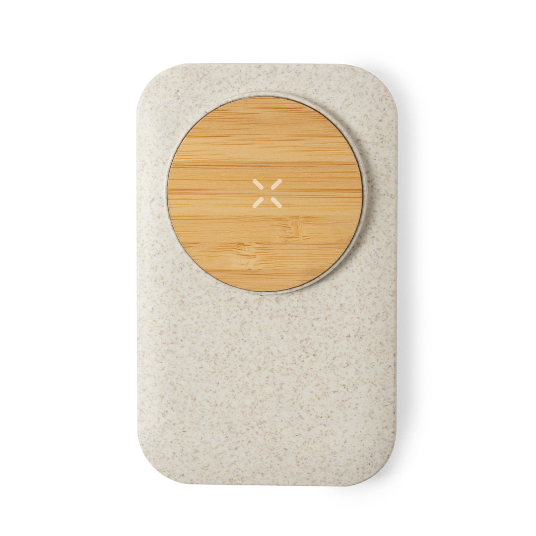 Claudix Wireless Charger with Bamboo Shell - Sustainable Tech Accessory