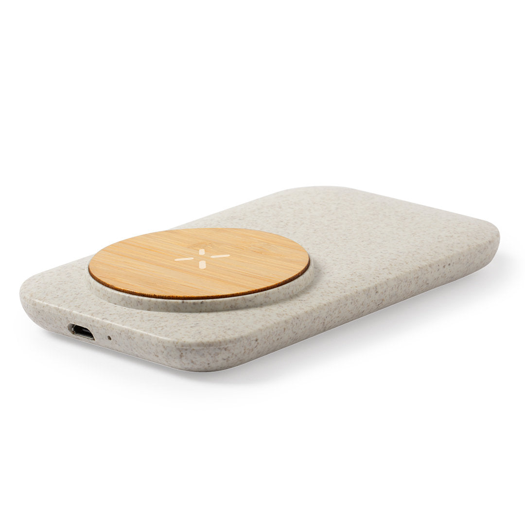 Claudix Wireless Charger with Bamboo Shell - Sustainable Tech Accessory