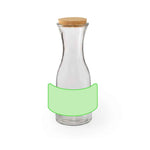 Lonpel Glass Bottle – Eco-Friendly 1L Capacity Bottle with Natural Cork Lid