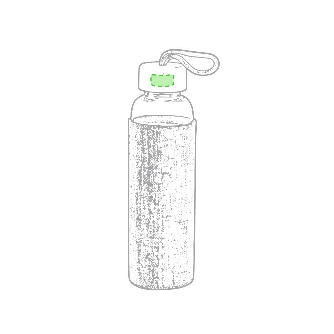 Kasfol Nature Bottle – Eco-Friendly Bamboo and Glass Water Bottle
