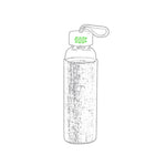 Kasfol Nature Bottle – Eco-Friendly Bamboo and Glass Water Bottle