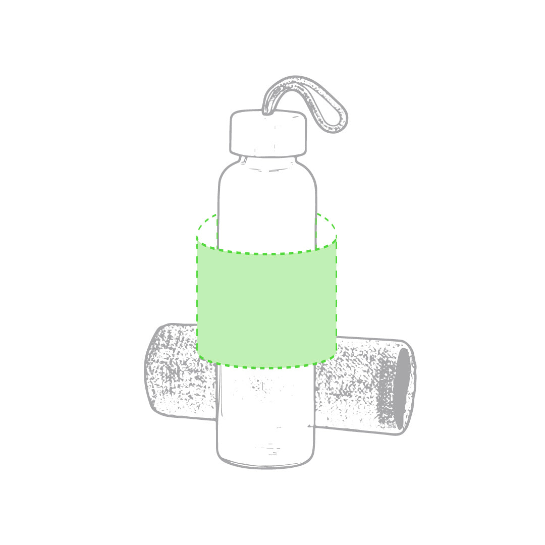 Kasfol Nature Bottle – Eco-Friendly Bamboo and Glass Water Bottle