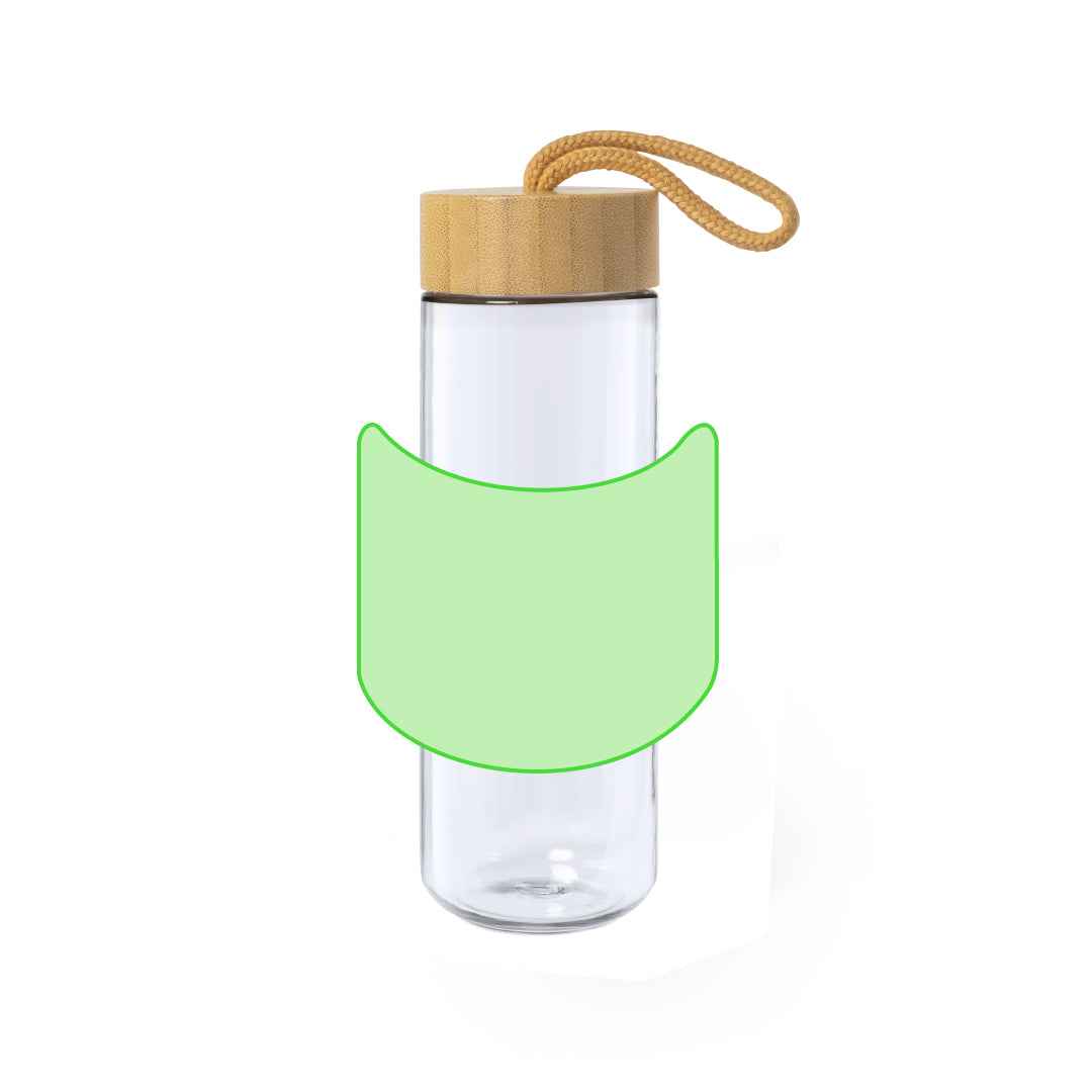 Lurok Bamboo Glass Bottle – Eco-Friendly Sustainable Bottle from Fou Tees Ireland