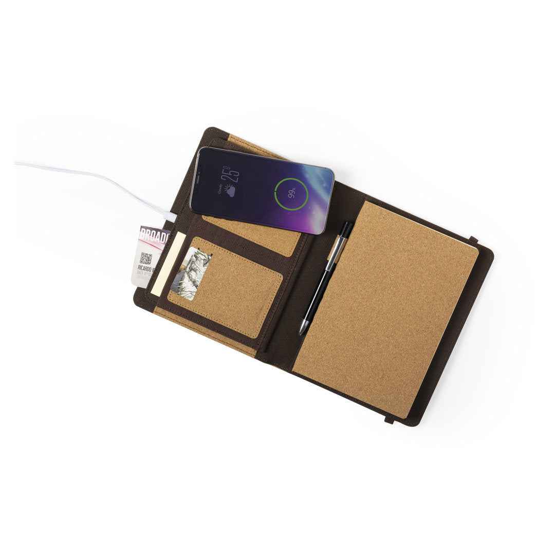 Toskan Wireless Charger Notepad – Sustainable and Practical