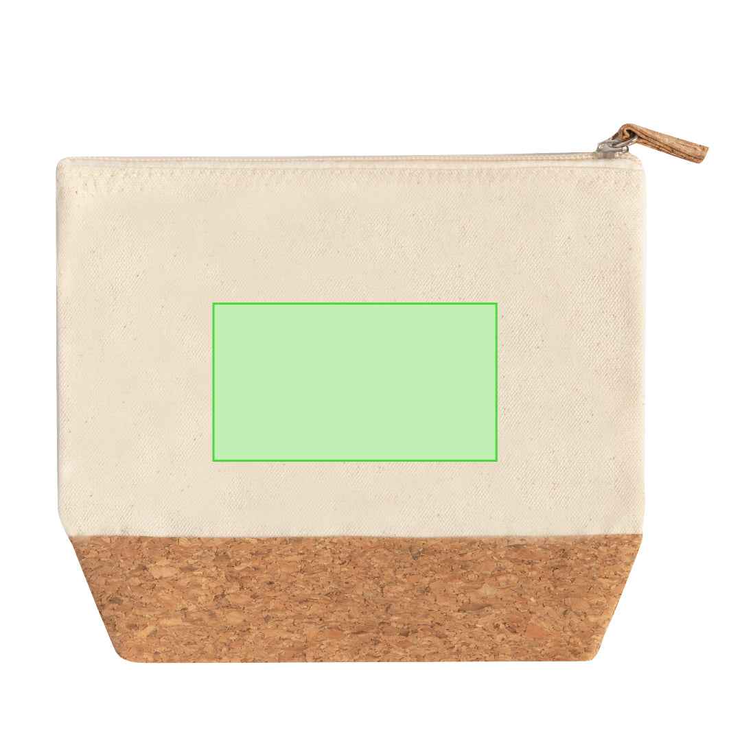 Subrum Beauty Bag – Natural Cork and Cotton Combination