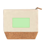 Subrum Beauty Bag – Natural Cork and Cotton Combination
