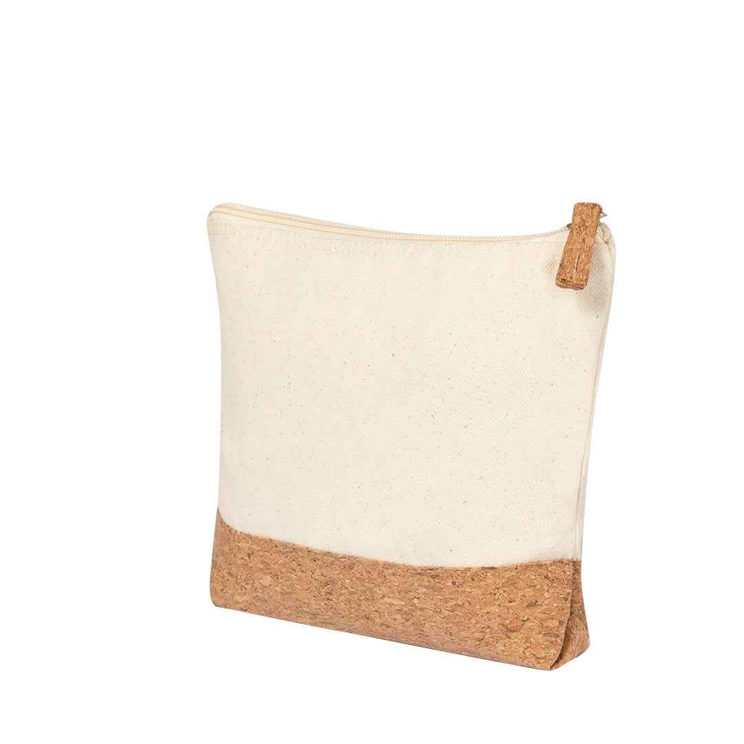 Subrum Beauty Bag – Natural Cork and Cotton Combination