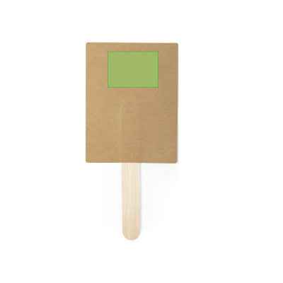 Lelex Recycled Cardboard Fan - Sustainable Event Essential