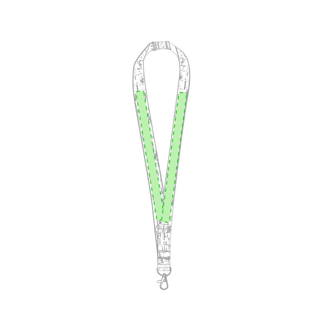 Bespal Natural Cork Lanyard - Sustainable Office Accessories
