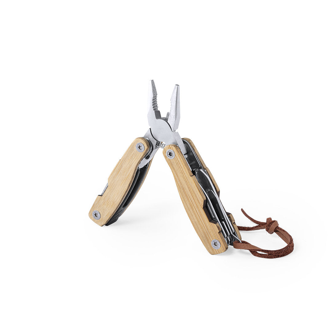 Folnax Multi-Tool – Durable 12-Function Tool with Bamboo Handle