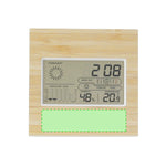 Behox Weather Station with Bamboo Front - Eco-Friendly and Functional