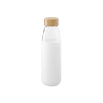 Teltox Sustainable Bottle – Eco-Friendly Glass Water Bottle with Bamboo Cap