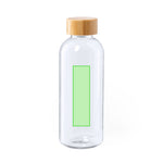 Solarix Sustainable Bottle – Eco-Friendly 600ml RPET Bottle with Bamboo Cap