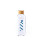 Solarix Sustainable Bottle – Eco-Friendly 600ml RPET Bottle with Bamboo Cap