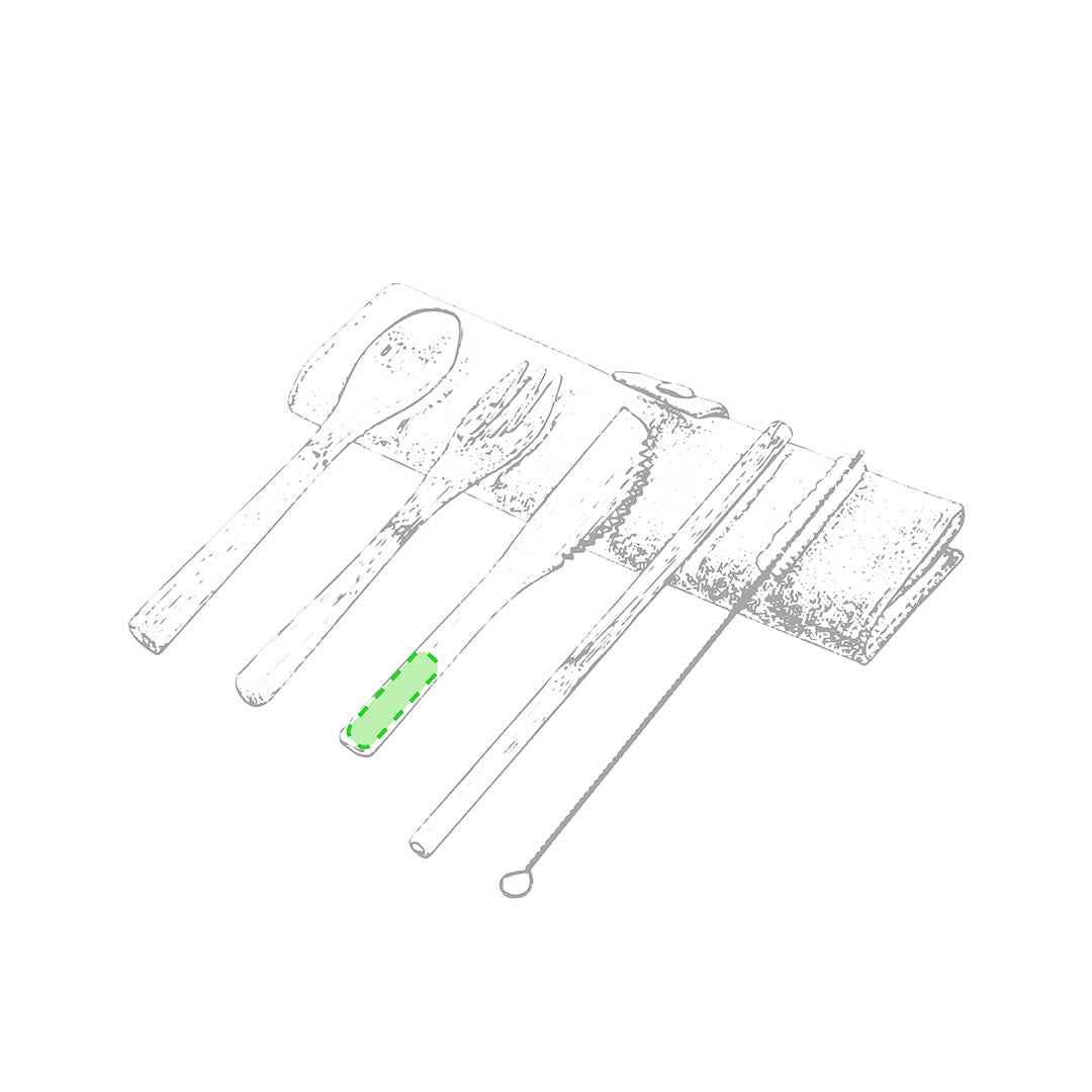 Corpax Bamboo Cutlery Set – Sustainable and Practical Takeaway Solution