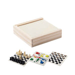 Parchess Game Set – Durable Wooden Nature Line Board for Clubs and Businesses