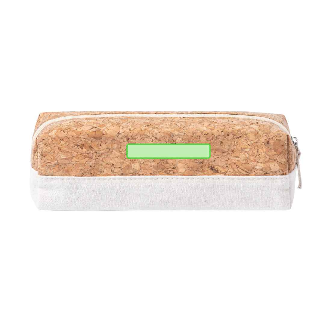 Reiton Sustainable Case – Natural Cork and Cotton Zip Closure