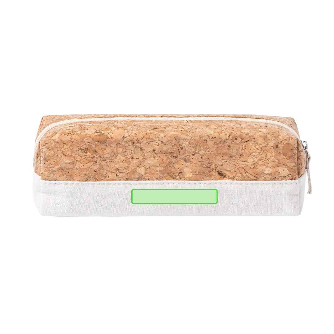 Reiton Sustainable Case – Natural Cork and Cotton Zip Closure