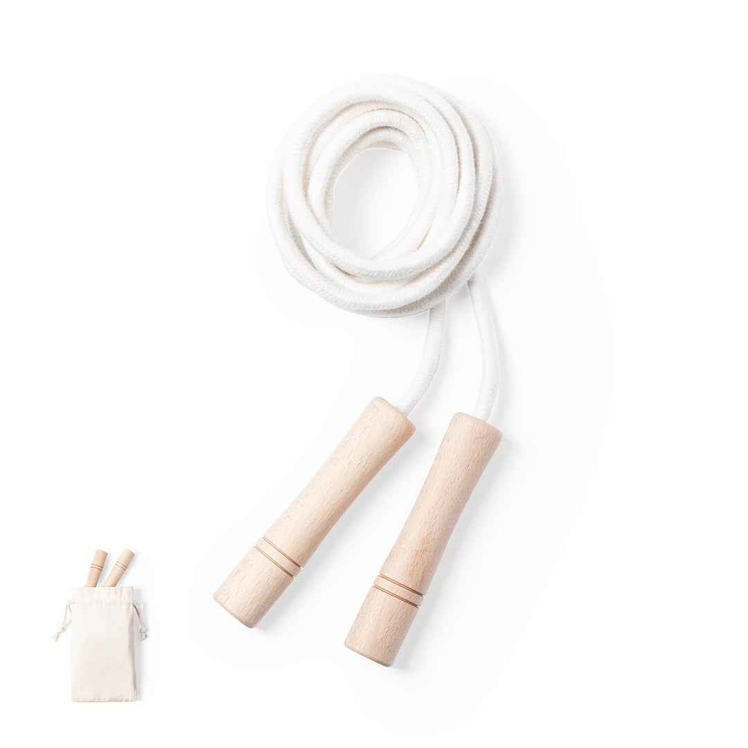 Panky Jumping Rope – Natural Cotton and Beech Wood Design