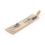 Treisy Manicure Set - Natural Cork Case with Stainless Steel Tools