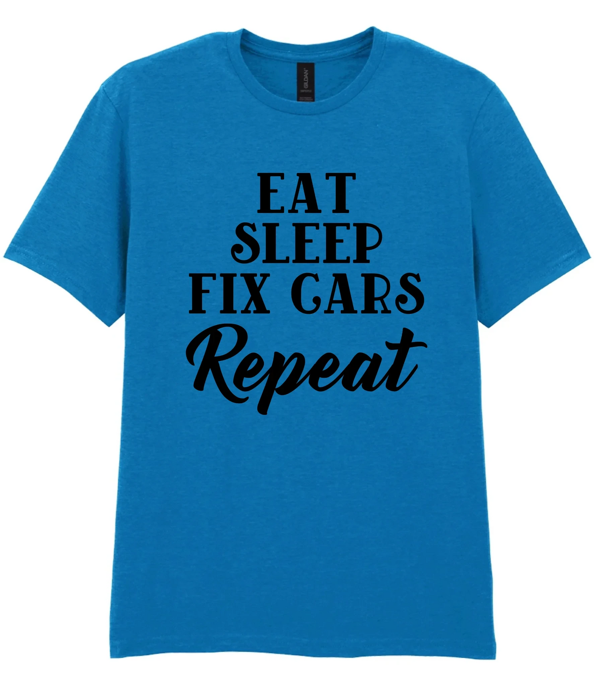 Eat Sleep Fix Cars Repeat - T-shirt